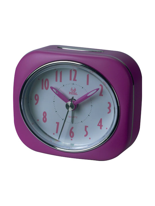 Pearl PT220 Tischuhr mit Wecker Fuchsia