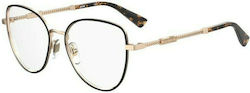 Moschino Eyeglass Frame Schwarz MOS601 2M2