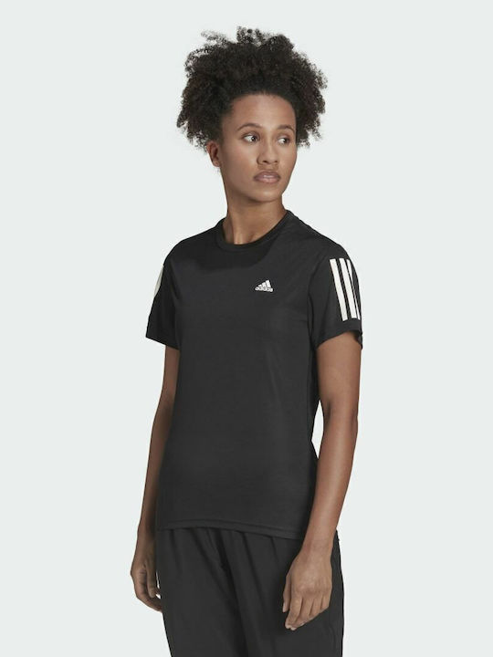 Own The Run Γυναικείο T-shirt Fast Drying Μαύρο