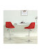Stool Bar with Back & Adjustable Height Bordeaux 2pcs 44x46x82-103cm