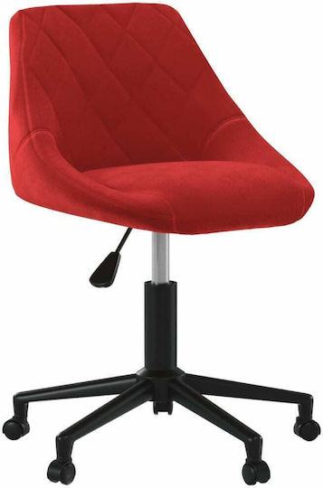 vidaXL Scaun De Birou Burgundy
