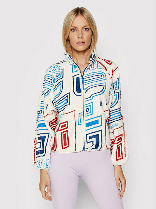 Aveline Women's Cardigan with Zipper Beige