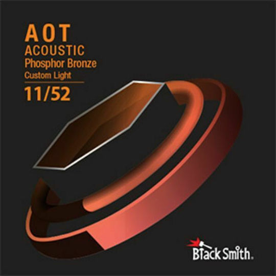Blacksmith APB-1152 AOT Acoustic PH CL Set Corzi Pentru Chitară Acustică Fosfor Bronz 11 - 52