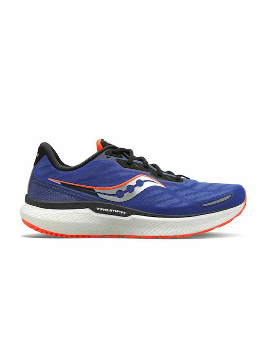 Saucony Triumph 19 Ανδρικά Αθλητικά Παπούτσια Running Μπλε