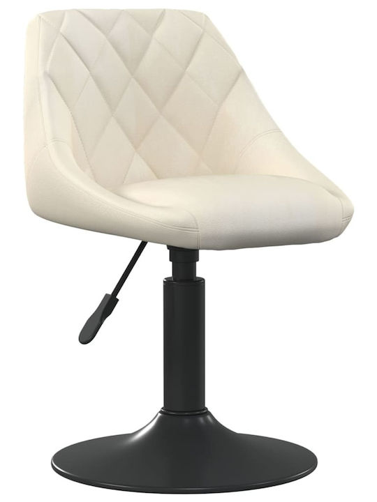 Swivel Visitor Chair 335315 Κρεμ 46x44x62cm