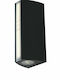 Fan Europe LED-W-Ray Wandmontiertes Außen-Spotlight LED IP54 14W mit Natürliches Weiß Licht Doppelstrahl 20x8.5x7.8εκ.