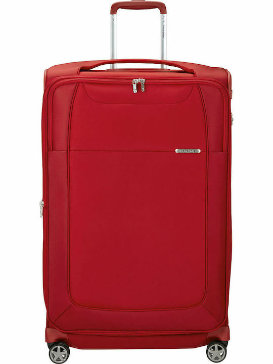 Samsonite D-Lite Valiză Mare De Călătorie Din Material Textil Roșie Cu 4 Roți Înălțime 78 Cm