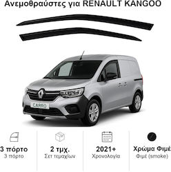 Heko Σετ Ανεμοθραύστες Μπροστινοί Σκούρο Φιμέ για Renault Kangoo 3D 2021 2τμχ 27020 Heko Σετ Ανεμοθραύστες Μπροστινοί Σκούρο Φιμέ για Renault Kangoo 3D 2021 2τμχ 27020