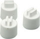 2 GR Plastic Bird Cage Accessory 1.2x1.2cm O10mm