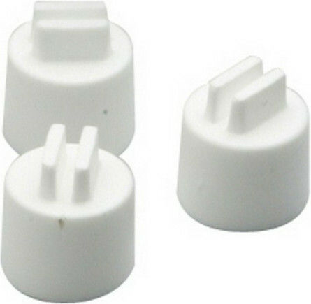 2 GR Plastic Bird Cage Accessory 1.2x1.2cm O10mm