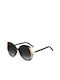 Carolina Herrera Women's Sunglasses with Black Plastic Frame and Black Gradient Lens CH 0051/S KDX/9O