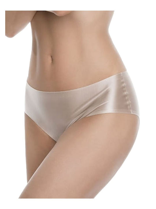 Julimex Damen Slip Star Panty Beige