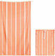 Dock & Bay Quick Dry Beach Towel Orange 160x70cm