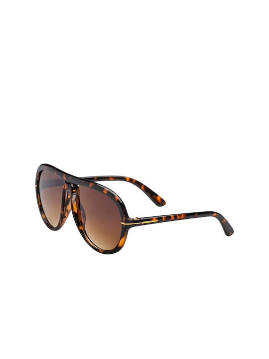 Varazze Sunglasses with Tartarooga Brown Tartaruga Plastic Frame and Brown Lens 01-7149-Tartarooga-Brown