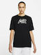 Nike Air Damen Sportlich Oversized T-shirt Schwarz