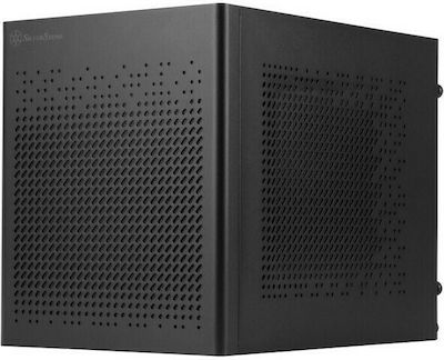 Silverstone Sugo 16 Jocuri Cube Tower Cutie de calculator Negru