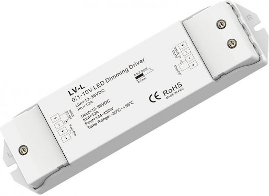 Optonica Dimming Driver Cool White Adjustable Dimmable LED Power Supply IP20 Power 432W with Output Voltage 36V
