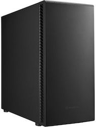 Silverstone Seta Q1 Midi Tower Κουτί Υπολογιστή Μαύρο