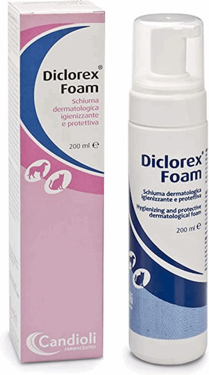 Candioli Diclorex Foam Δερματολογικός Αφρός 200ml