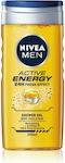 Nivea Active Energy Αφρόλουτρο σε Gel για Σώμα , Μαλλιά & Πρόσωπο 250ml