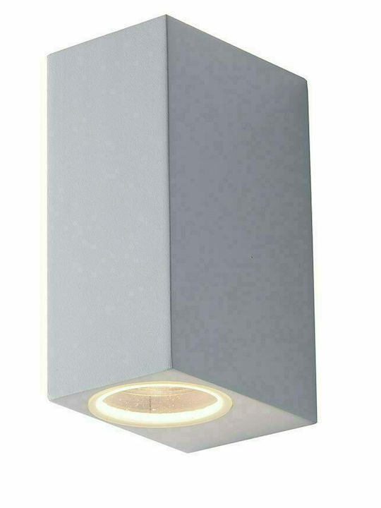 Fan Europe Wandmontiertes Außen-Spotlight GU10 IP54 Doppelstrahl 15.1x9.3x6.7εκ.