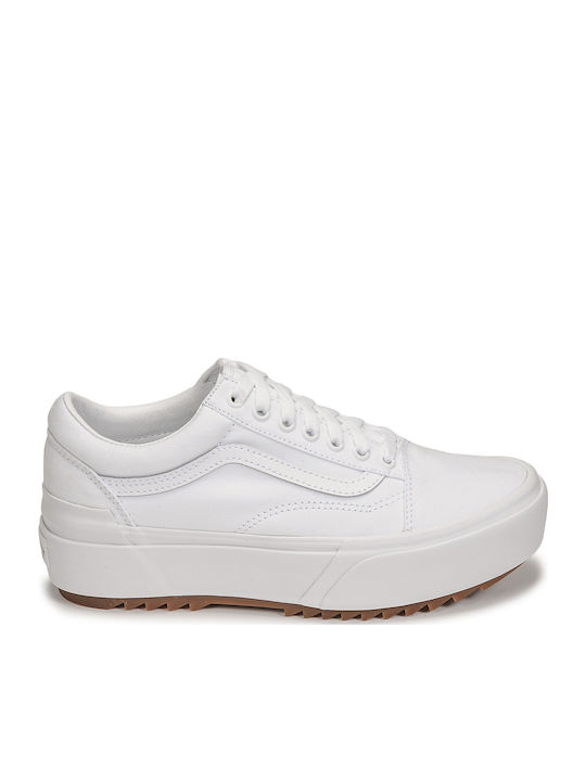 Vans Old Skool Flatforms Sneakers White