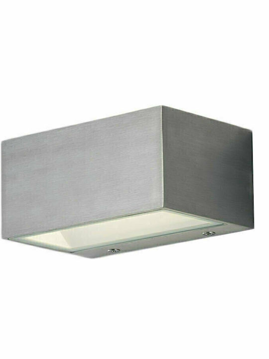 Fan Europe Wall-Mounted Outdoor Ceiling Light LED IP54 12W with Natural White Light Double Beam 14x8.9x6.5εκ.