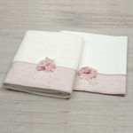 New Life Baptism Towel Set Εκρού