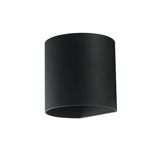 Fan Europe Επιτοίχια Εξωτερική Πλαφονιέρα LED IP54 7W με Φυσικό Λευκό Φως Διπλής Δέσμης 11x11x9.5εκ.