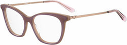 Moschino Damen Brillengestelle mit Rezept Schme...
