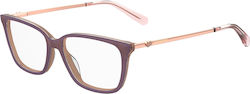 Moschino Eyeglass Frame Beige MOL550 FWM