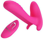 Pretty Love Vibrator pentru cupluri cu Telecomandă Telecomandă pentru masaj pentru cupluri BI-014850W-1 Roz