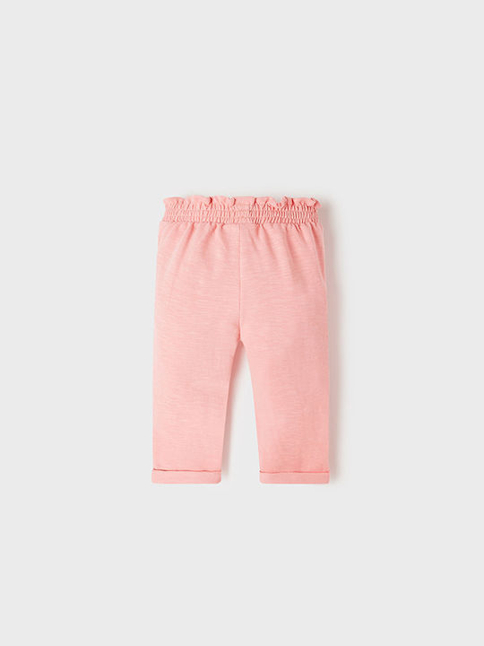 Mayoral Girls Fabric Trouser Pink