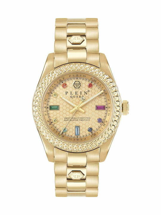 Philipp Plein Queen Crystal Ceas de Damă cu Bră...