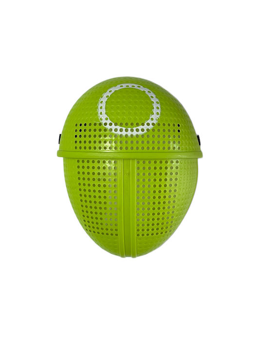 Carnival Mask Full Face Squid Game Green Circle