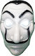 Carnival Mask Full Face Dalí - Mustachioed Plastic White (Μiscellaneous colours)