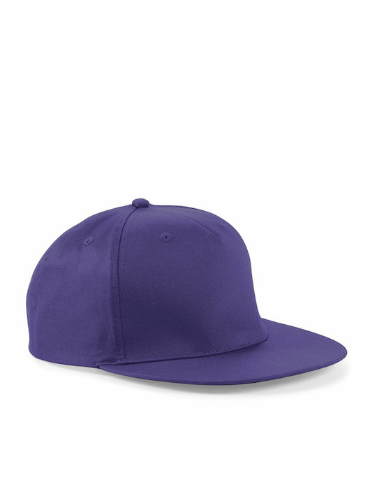 Beechfield Snapback Cap Purple