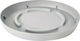 Atmosphera Floral Pot Plate Plastic Floral Whit...