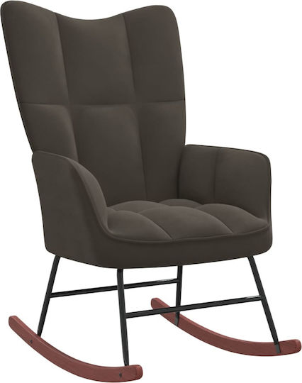 Кадифен Тъмно сиво 61x78x98см