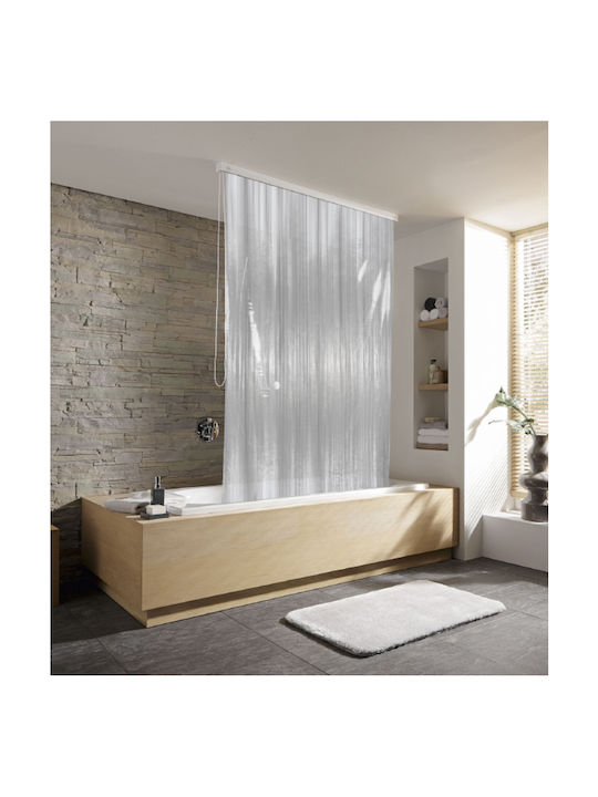 Kleine Wolke Milky Shower Roller Curtain 134x240cm Transparent 3319108745