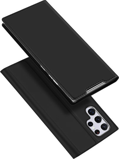 Dux Ducis Skin Pro Book Piele artificială Negru (Galaxy S22 Ultra 5G)