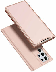 Dux Ducis Skin Pro Book Δερματίνης Ροζ Χρυσό (Galaxy S22 Ultra 5G)