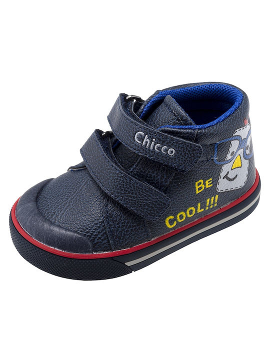 Chicco Kids Boots with Hoop & Loop Closure Blue