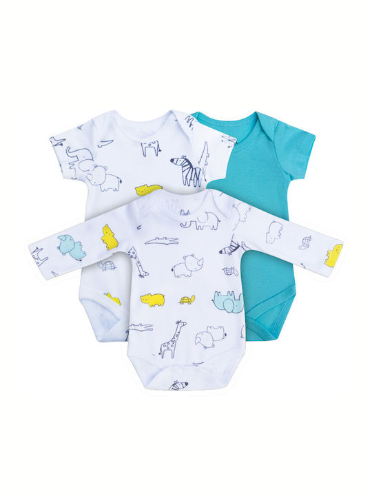 Owli Baby Bodysuit Underwear Set Short-Sleeved Multicolour