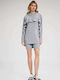 Figl Women's Tunic Dress Long Sleeve Gray