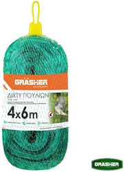 Grasher Abwehrnetz Vögel 6x4m