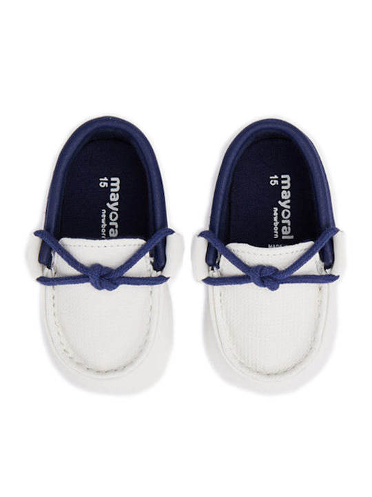 Mayoral Baby Moccasins White