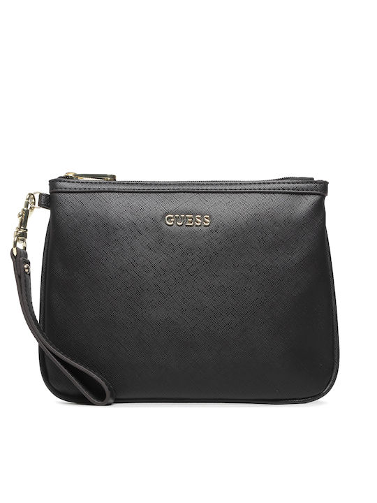 Toiletry Bag Vanille Flat in Black color 25cm