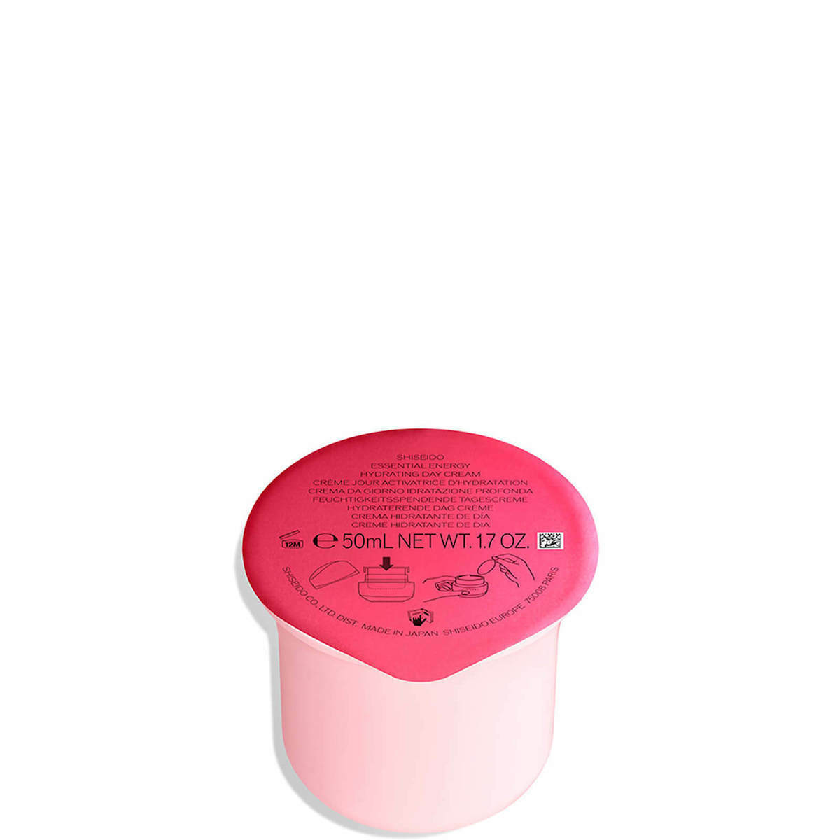 Shiseido Essential Energy Refill 24ωρη Ενυδατική Κρέμα Προσώπου Ημέρας με Χρώμα, SPF20 & Υαλουρονικό Οξύ 50ml