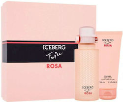 Iceberg Twice Rosa Set De Parfumuri Pentru Femei Cu Loțiune De Corp 2 Bucăți